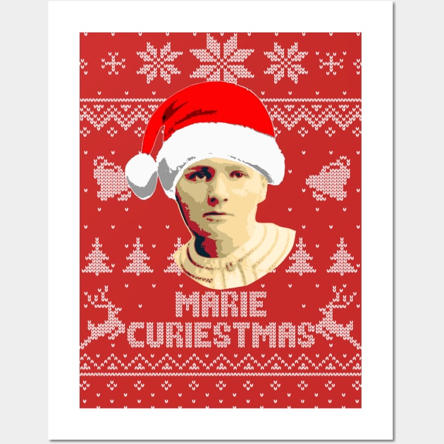 Marie Curiestmas Wall Art by Nerd_art